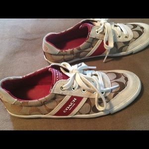 Coach sneakers, size 6.5